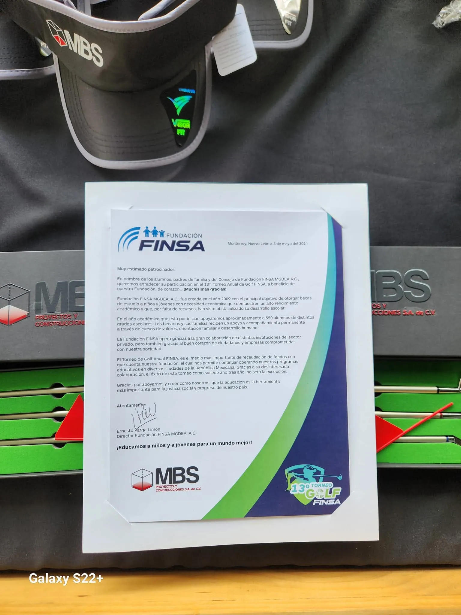MBS apoyando el golf infantil en Monterrey